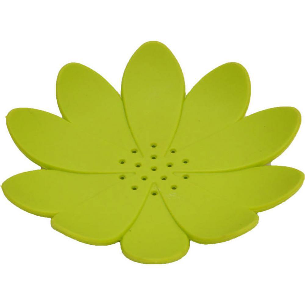 Bath Soap Dish Cup Water Lily Solid Green 6455140 The Home Depot
