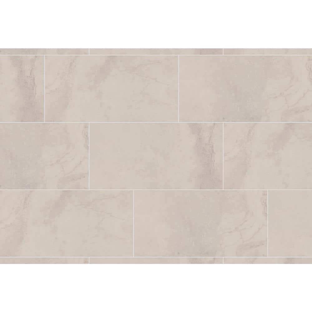 Daltile Archaia Relic White 12 In. X 24 In. Glazed Porcelain Floor And ...