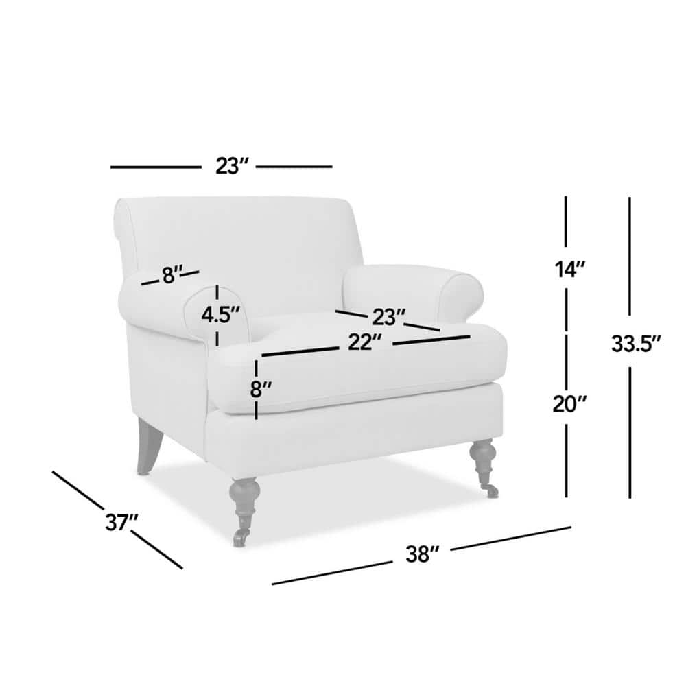 Navy Blue Velvet Wood Handcrafted Accent Chair, 37"x32.5"x38"