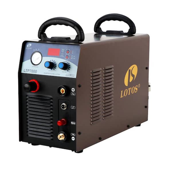 Lotos 70 Amp Non-Touch Pilot Arc IGBT Inverter Plasma Cutter for Metal, 220V, 7/8 Inch Clean Cut
