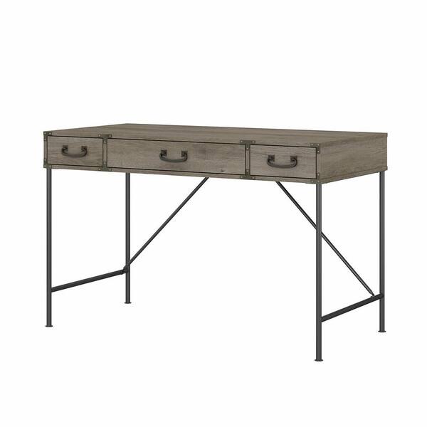 Kathy Ireland Home Ironworks 48 in. Writing Desk with Drawers