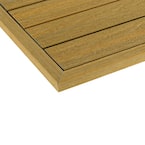 1/12 ft. x 1 ft. Quick Deck Composite Deck Tile Outside Corner Trim in English Oak (2-Pieces/Box)