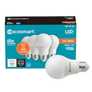 40-Watt Equivalent A19 Dimmable ENERGY STAR LED Light Bulb Soft White (16-Pack)