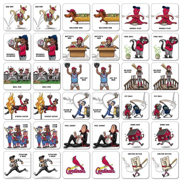 St. Louis Cardinals Licensed Memory Match Game