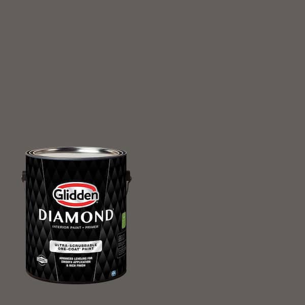 Glidden Diamond 1 gal. PPG0999-7 Dark Woods Semi-Gloss Interior Paint with Primer