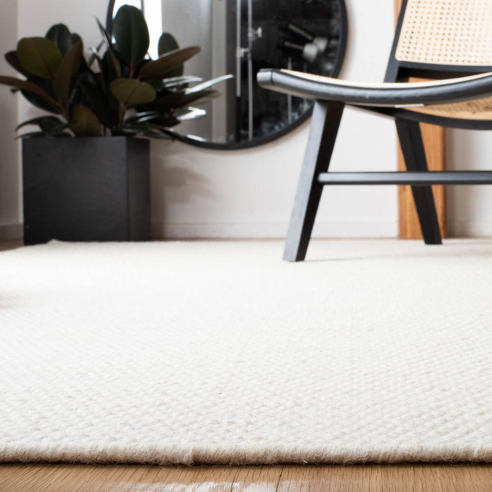 Ivory Hand Tufted Wool Runner Rug 2'3" x 8'