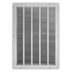 20 in. x 30 in. Steel Return Air Filter Grille in White