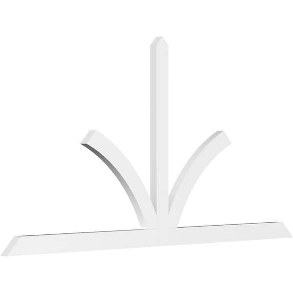 Ekena Millwork Richland 96 in. W x 48 in. H x 2 in. D Signature Polyurethane Bracket