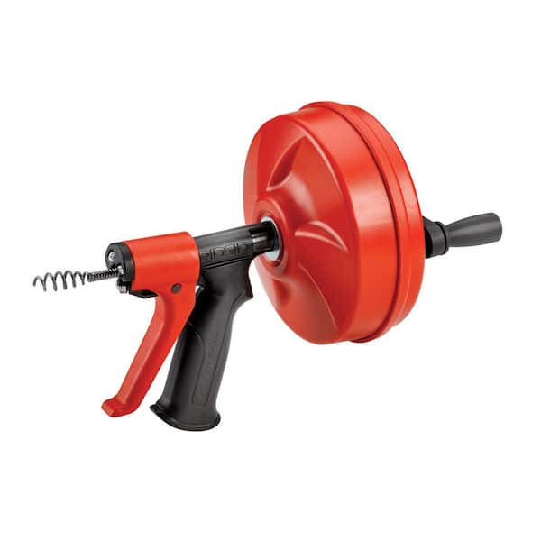 RIDGID Power Spin+ 1/4 in. x 25 ft. Hybrid Drain Cleaning Snake Auger (Manual or Cordless Drill Operated, Tool Only)