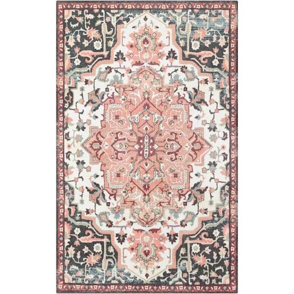Mohawk Home Emiko Vintage Gray 10 ft. x 14 ft. Oriental Area Rug