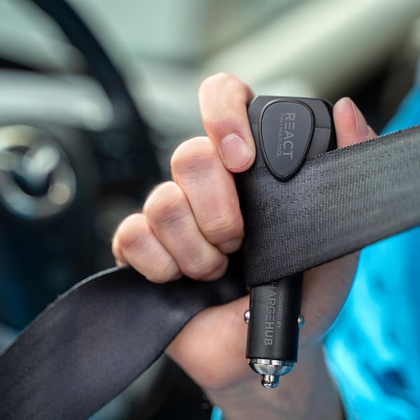 Self Defense Stick Window Breaker and Seatbelt Cutter Emergency