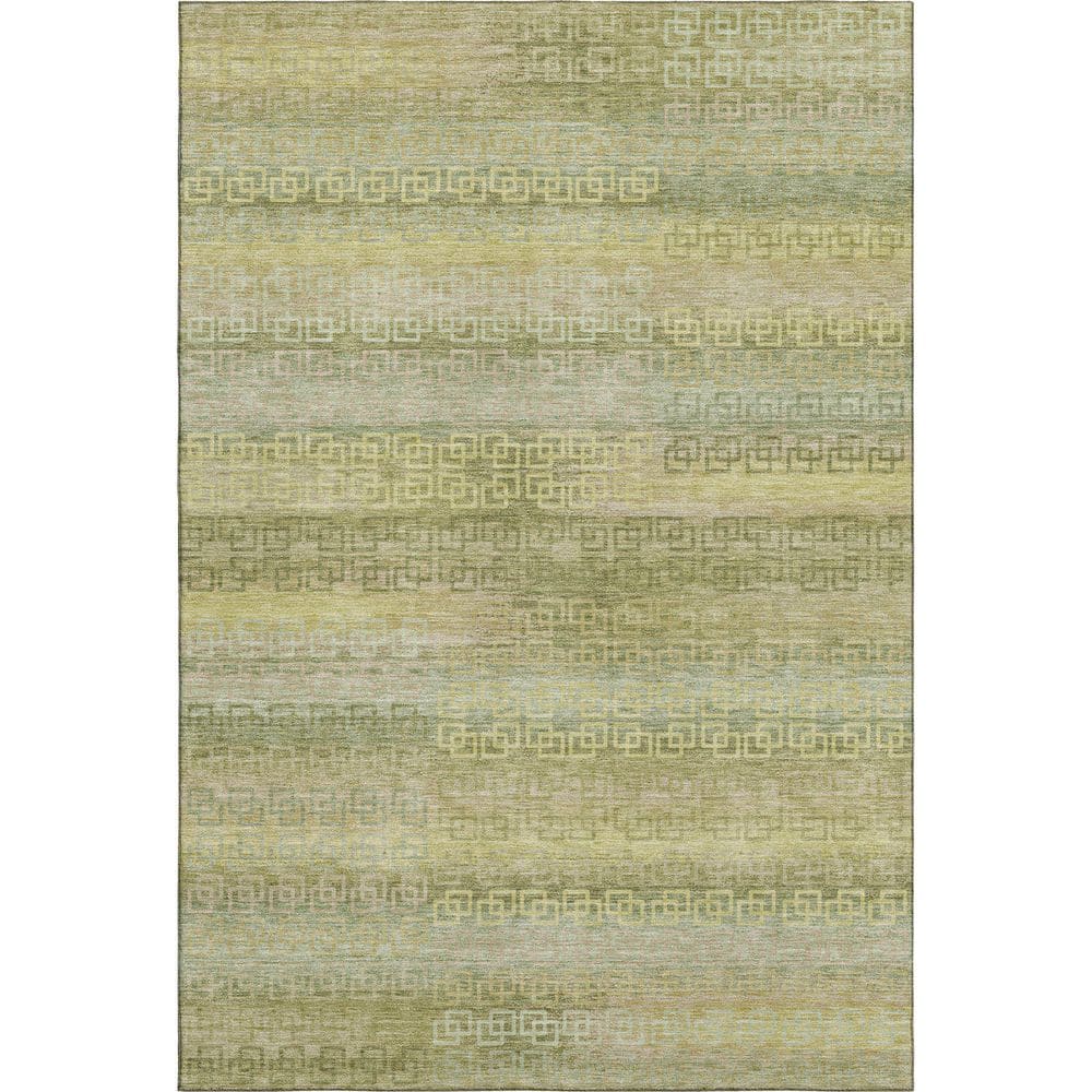 Mayfield Premium Machine Washable Abstract AMF2029 Sage 3 ft. x 4 ft. Area Rug price history on PriceWatchPro