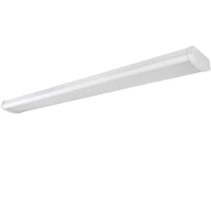 4 ft. 5360 Lumens Integrated LED Dimmable White Commercial Wraparound Light Residential, 4000K