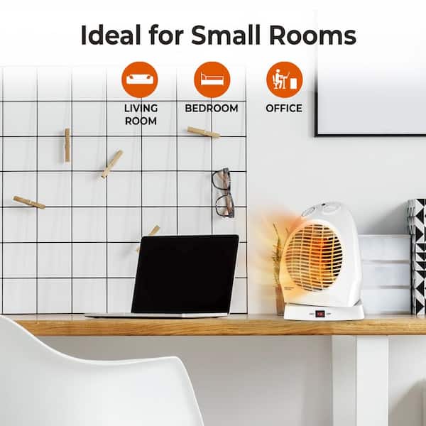 Comfort Zone 750/1,500-Watt Ceramic Electric Portable Heater with