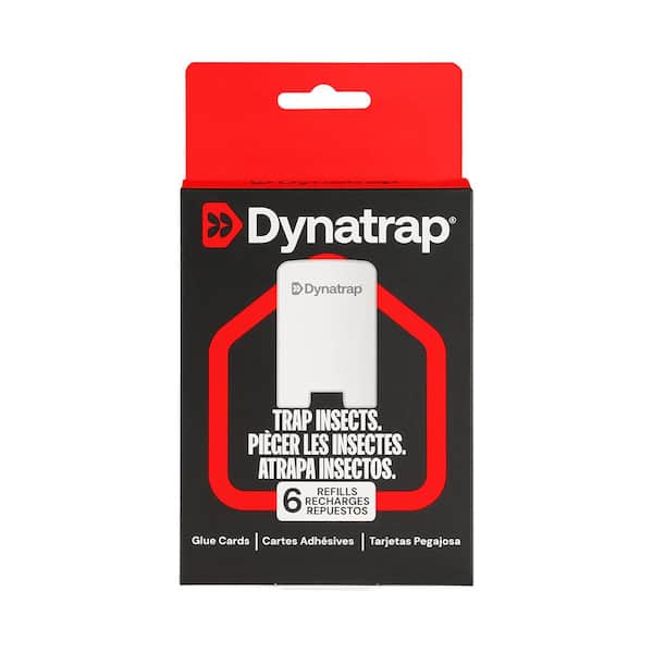 Indoor Replacement Glue Cards for LED Flylight Insect Trap - 6-Pack