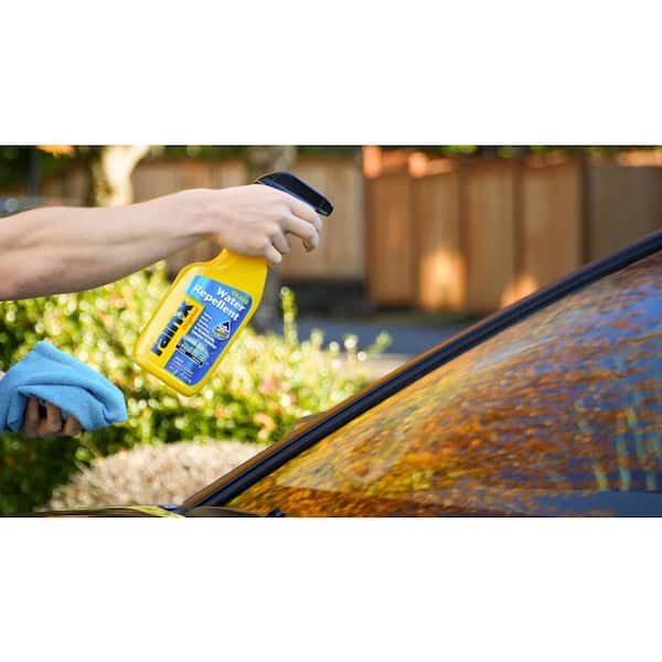 How to use windshield water repellent