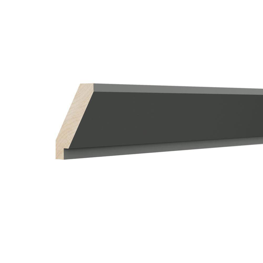Designer Series 3 in. W x 96 in. H x 0.625 in. D Transitional Crown Molding in Storm Gray price history on PriceWatchPro