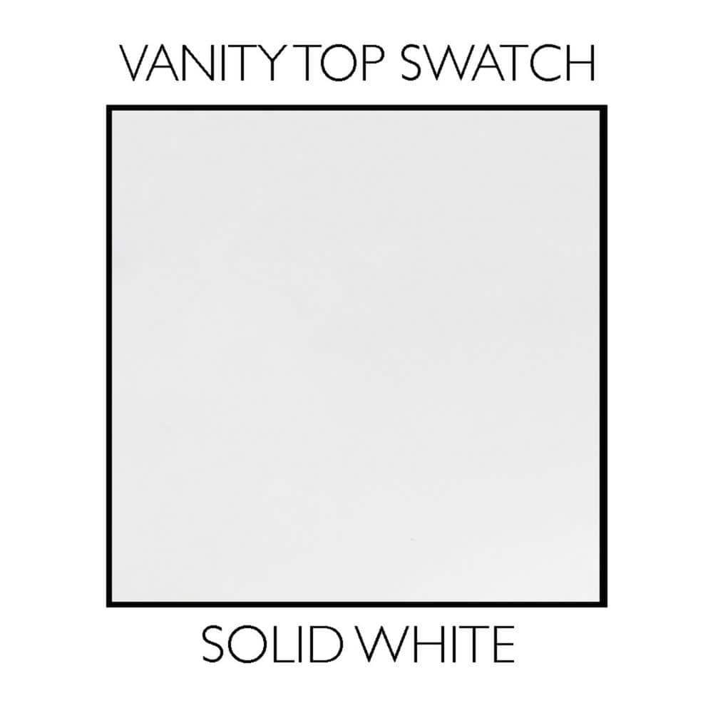 Wyndham White Cultured Marble Top Freestanding Bathroom Vanity