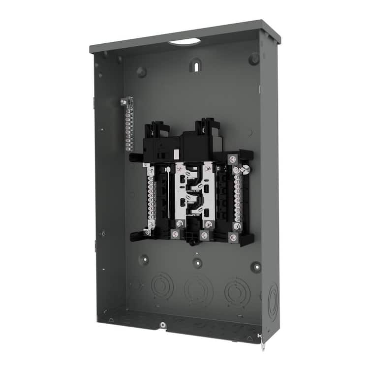 Siemens PN Series 200 Amp 8-Space 16-Circuit Main Breaker Plug-On Neutral Trailer Panel Outdoor with Copper Bus