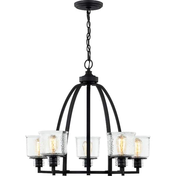 Quoizel Holden 5- Light Earth Black Chandelier