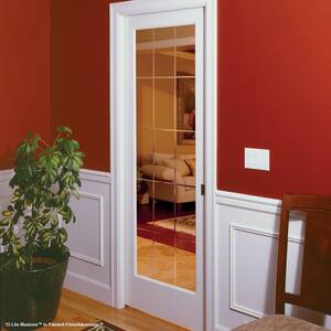 10 Lite Illusions Woodgrain Unfinished Cherry Interior Door Slab