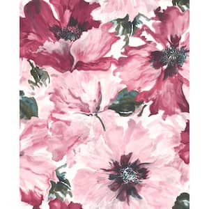 ESTA Home Penny Pink Floral Paper Strippable Wallpaper (Covers 56.4 sq.  ft.) DD138505 - The Home Depot