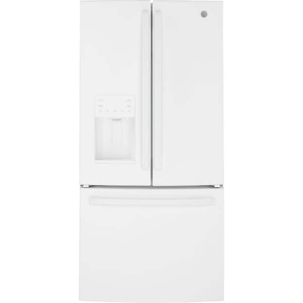 GE 23.7 cu. ft. French Door Refrigerator in White, ENERGY STAR