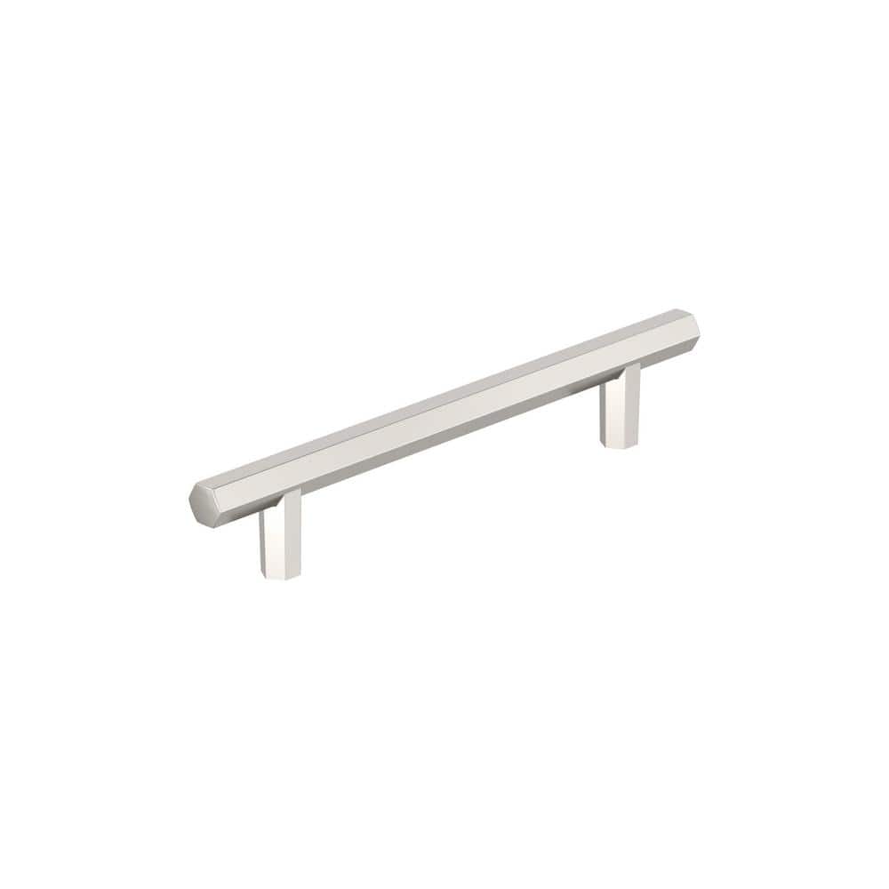 Caliber 5-1/16 in. (128mm) Modern Polished Nickel Bar Cabinet Pull price history on PriceWatchPro