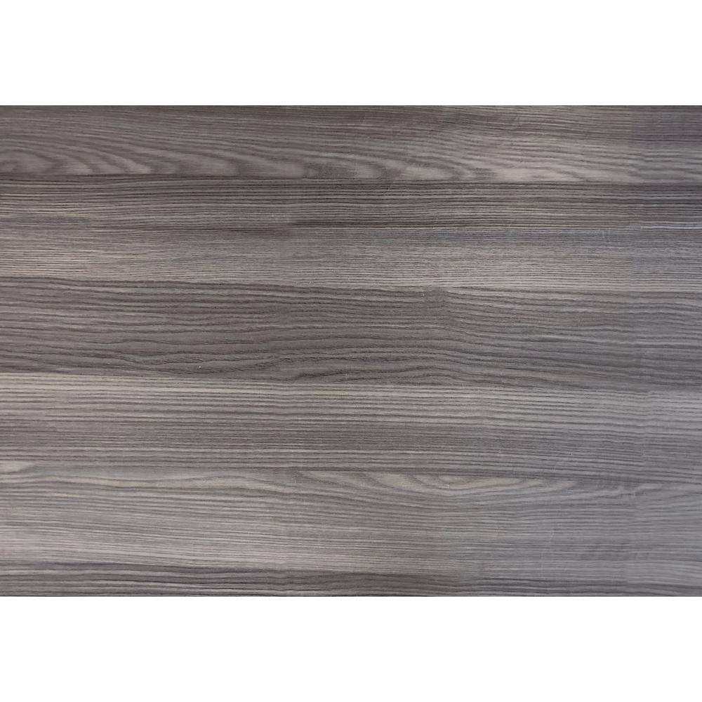 Gray Corner TV Stand with Open Shelves for 42" TVs
