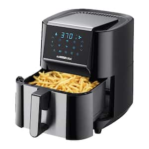 7 qt. Black/Stainless Steel Air Fryer and Dehydrator Max XL