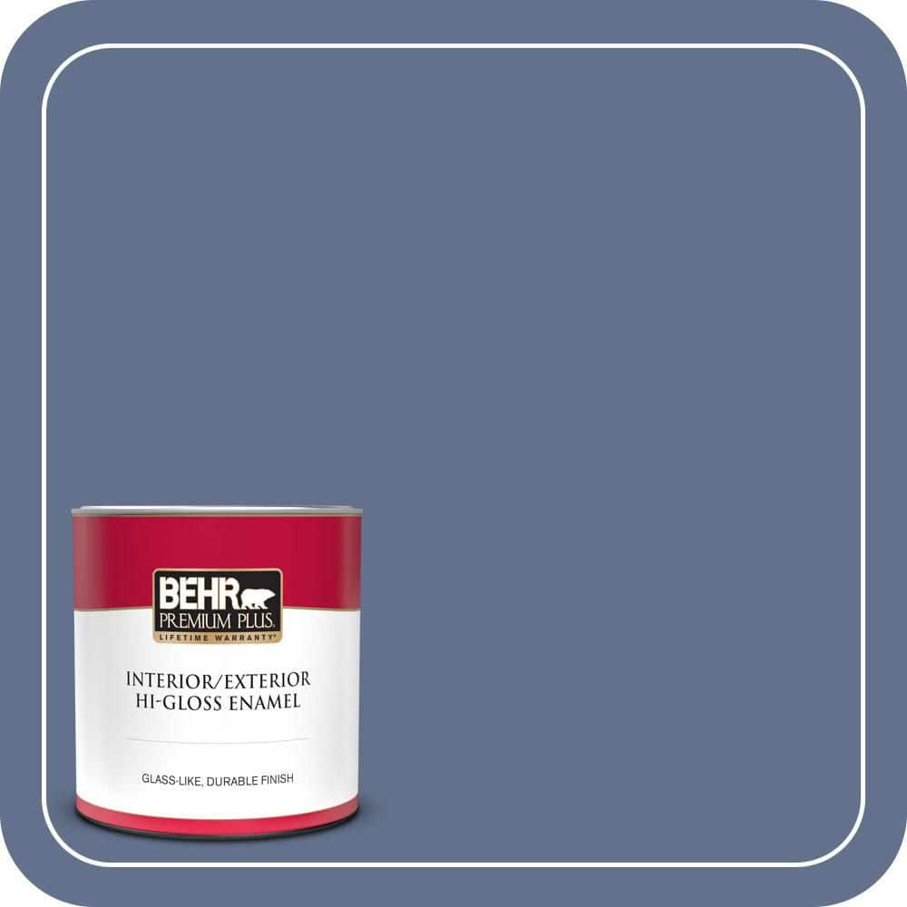 1 qt. #600F-6 Atlantic Blue Hi-Gloss Enamel Interior/Exterior Paint & Primer price history on PriceWatchPro