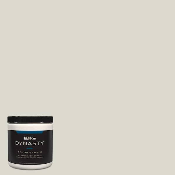 BEHR DYNASTY 8 oz. #N350-1 Hazy Trail Satin Enamel Stain-Blocking Interior/Exterior Paint and Primer Sample