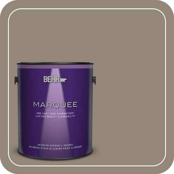 BEHR MARQUEE 1 gal. #ECC-25-1 Rocky Ridge Eggshell Enamel Interior Paint & Primer