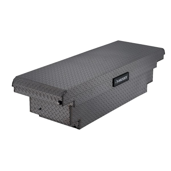 Husky 61 in. Graphite Aluminum Mid-Size Low Profile Crossover Truck Tool Box