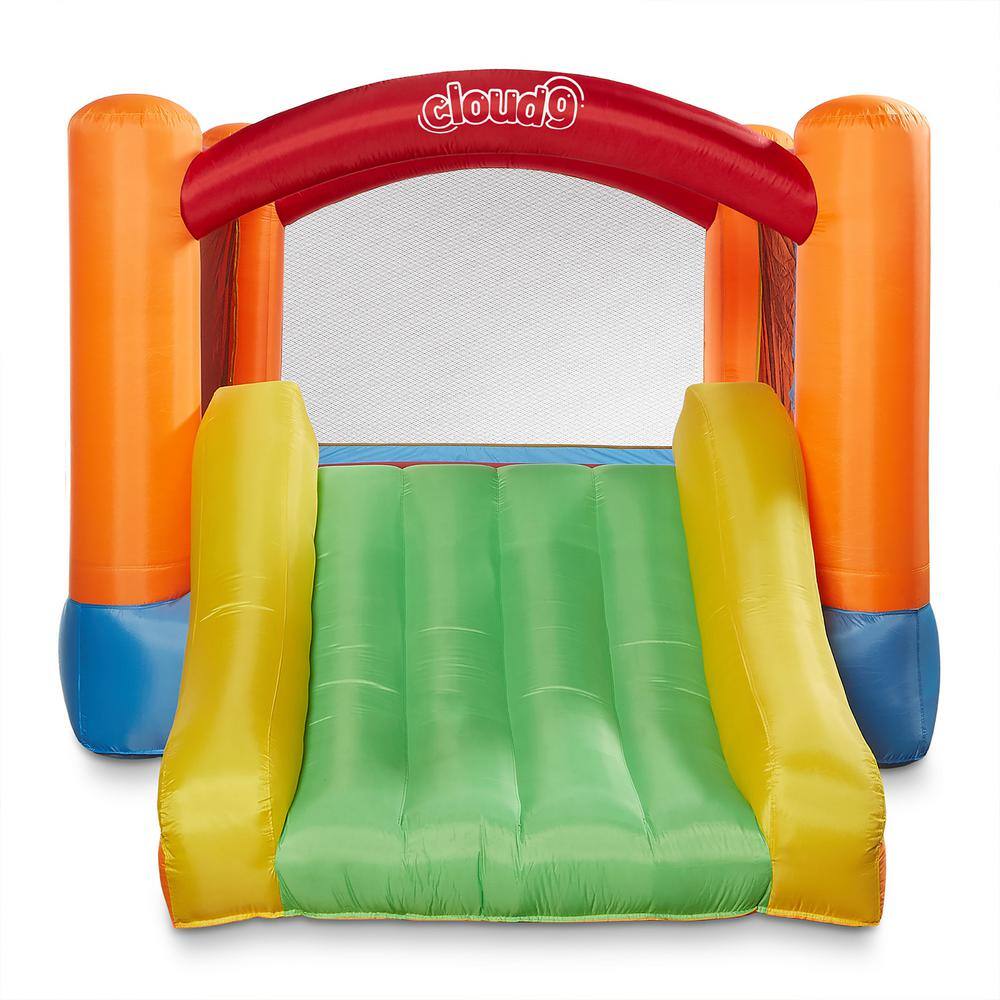 Cloud 9 Inflatable Bounce House with Slide and Blower