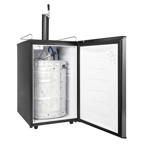 Single Tap 5.4 cu. ft. Kegerator in Stainless Steel