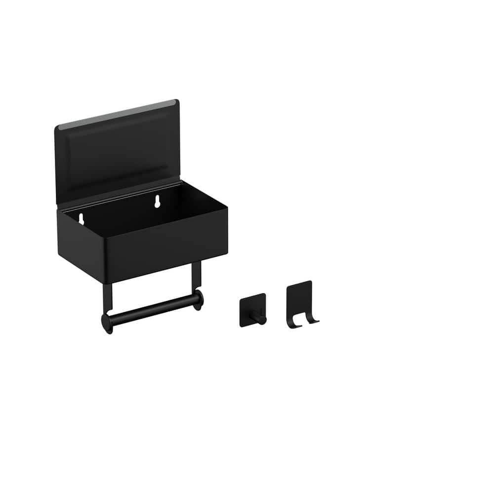 Bathroom Storage | Matte Black