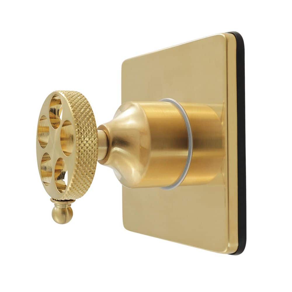 Webb 3/4 in. Single-Handle 1-Hole Wall Mount 6-Way Diverter Valve with Trim Kit in Brushed Brass price history on PriceWatchPro