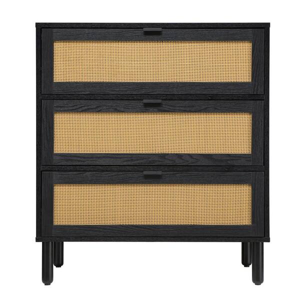Sango Orre Black, Brown 3 Drawer Chest