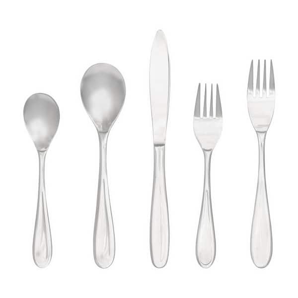 20-piece Silverware, Stainless Steel Flatware Set for 4 people, Unique  Pattern Design, Mirror Polish and Dishwasher Safe - Bed Bath & Beyond -  34407585