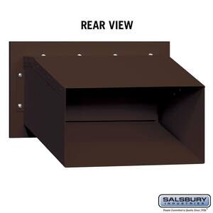 2255 Series Bronze Recessed-Mounted Mail Drop