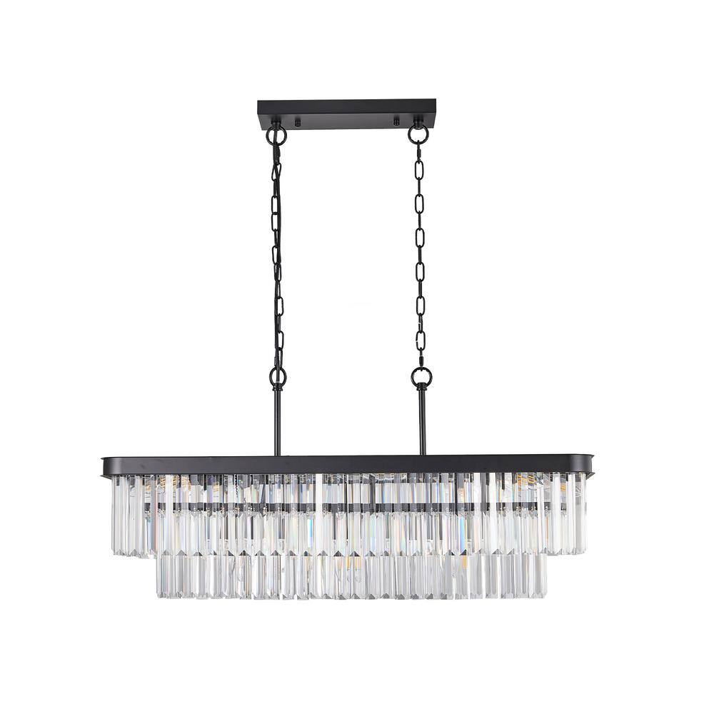 11-Light Black Crystal Chandelier Pendant Lighting for Dinning Room Living Room price history on PriceWatchPro