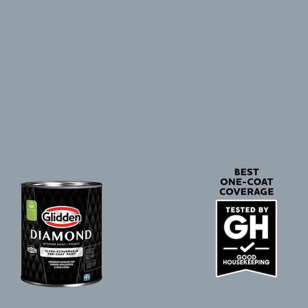 Glidden Diamond 1 qt. #PPG1041-5 Quicksilver Eggshell Interior Paint with Primer