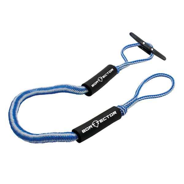  Boat Line Rope Bungee Cord Stretches to Double its Length,  Heavy Duty Boat Line, Used for Launching/Retrieving Boats (Blue, 25 feet) :  Sports & Outdoors