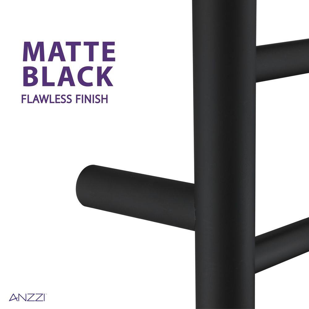 Matte Black Stainless Steel Wall Mounted Towel Warmer