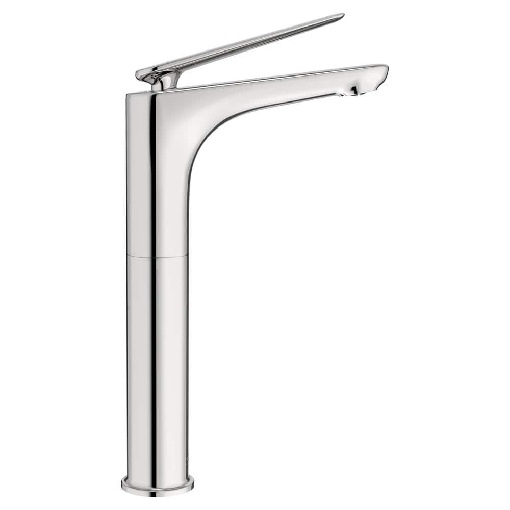 Polished Chrome Single-Handle Vessel Sink Faucet