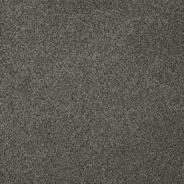 Home Decorators Collection Chastain I - Stella - Gray 40 oz. SD Polyester Texture Installed Carpet