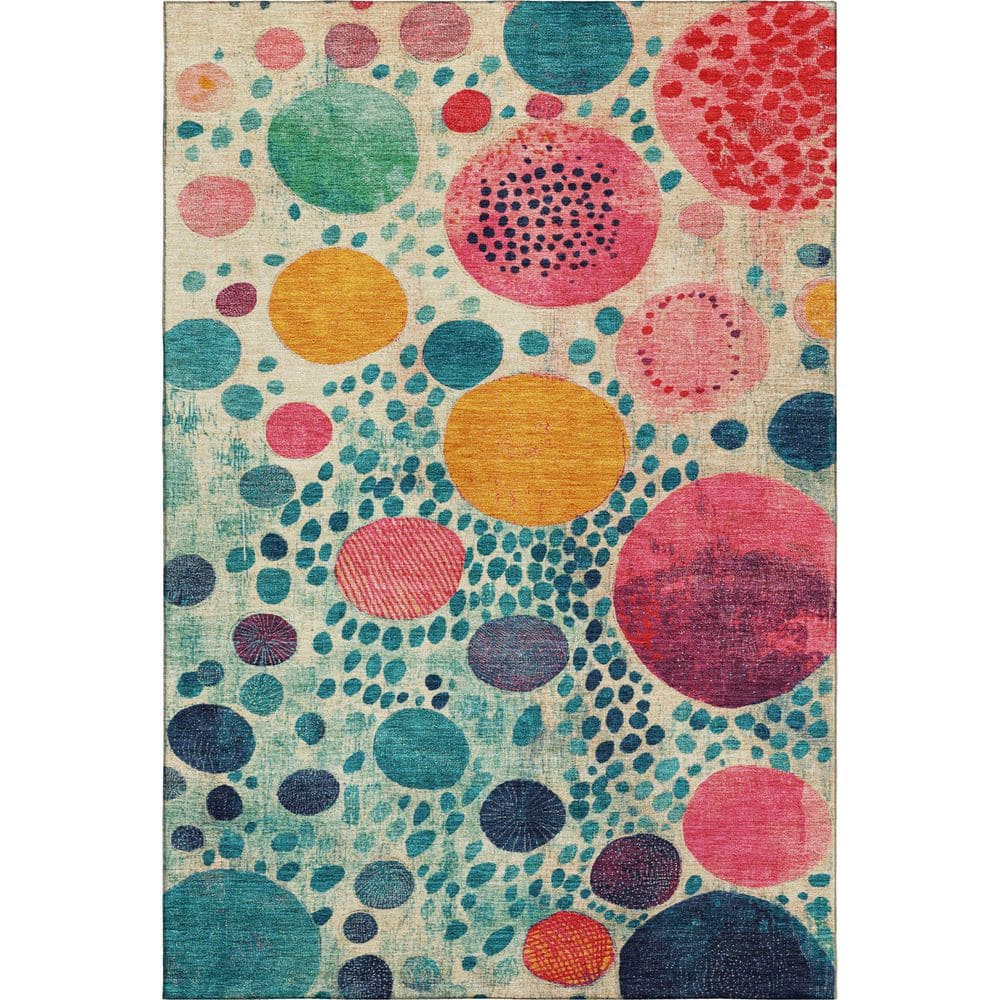 Mayfield Premium Machine Washable Abstract AMF1895 Teal 9 ft. x 12 ft. Area Rug price history on PriceWatchPro