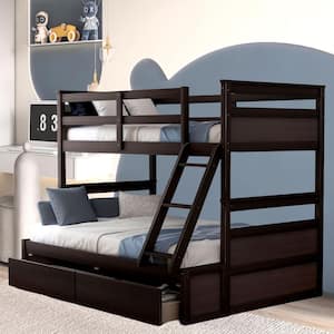 Hillsdale Furniture Rockdale Espresso Twin Over Full Bunk Bed 1668BB ...