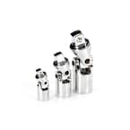 1/4 in., 3/8 in., 1/2 in. Universal Joint Set (3-Piece)